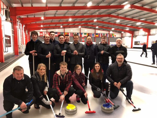 Edinburgh team night out at Murrayfield Curling Rink